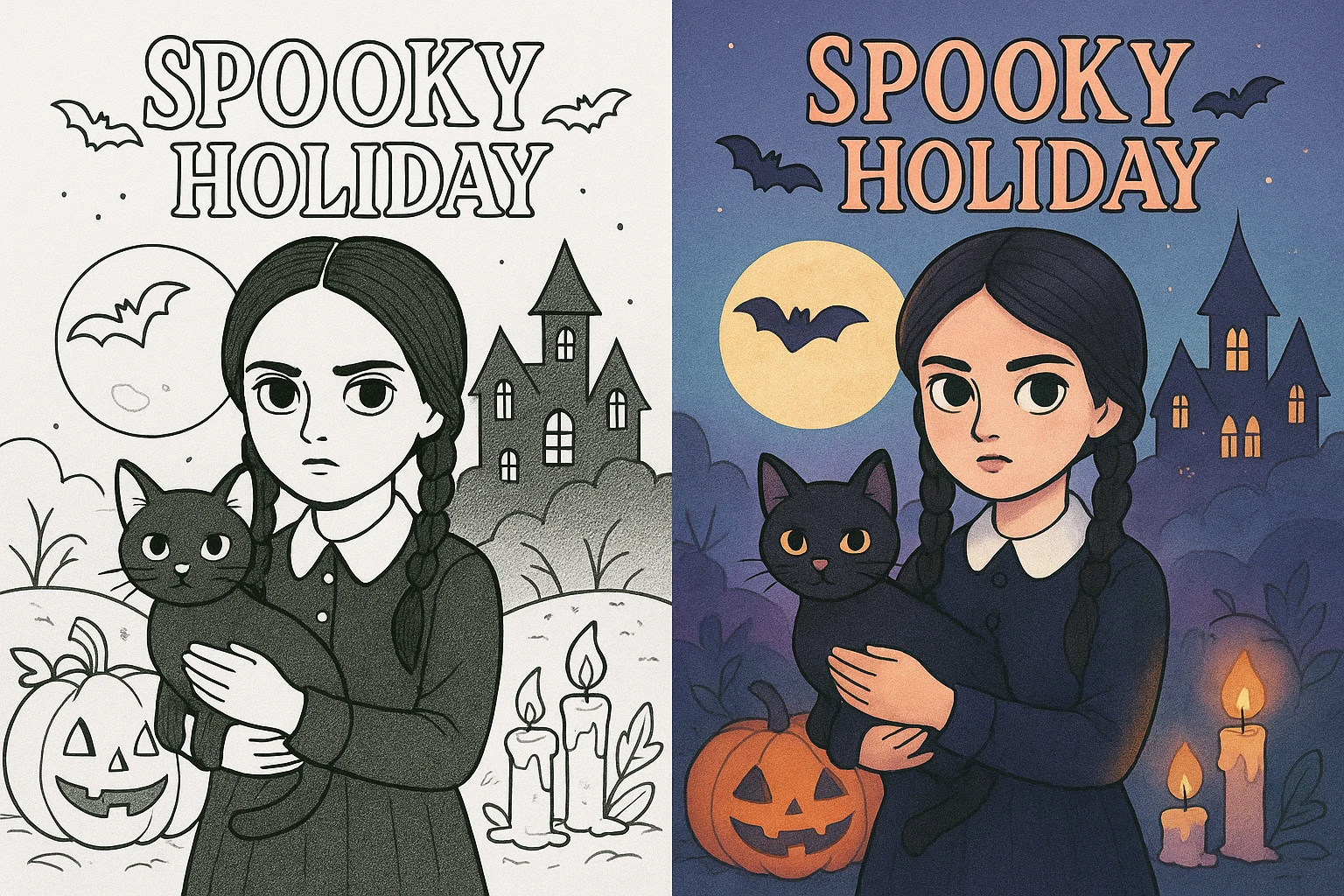 Wednesday Season 2 Coloring Pages - Free Printables PDF