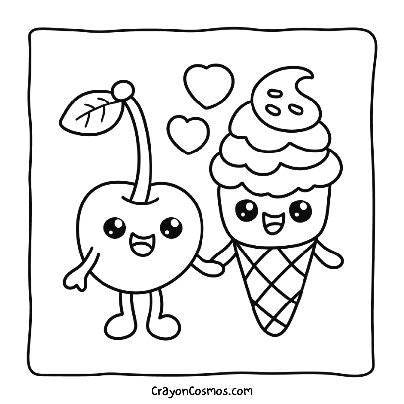 1.Cherry-and-ice-cream-holding-hands