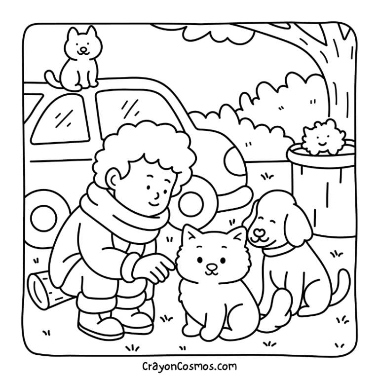 40 Little Cat Moments: Meow Life Coloring Pages for Adults and Teens ...