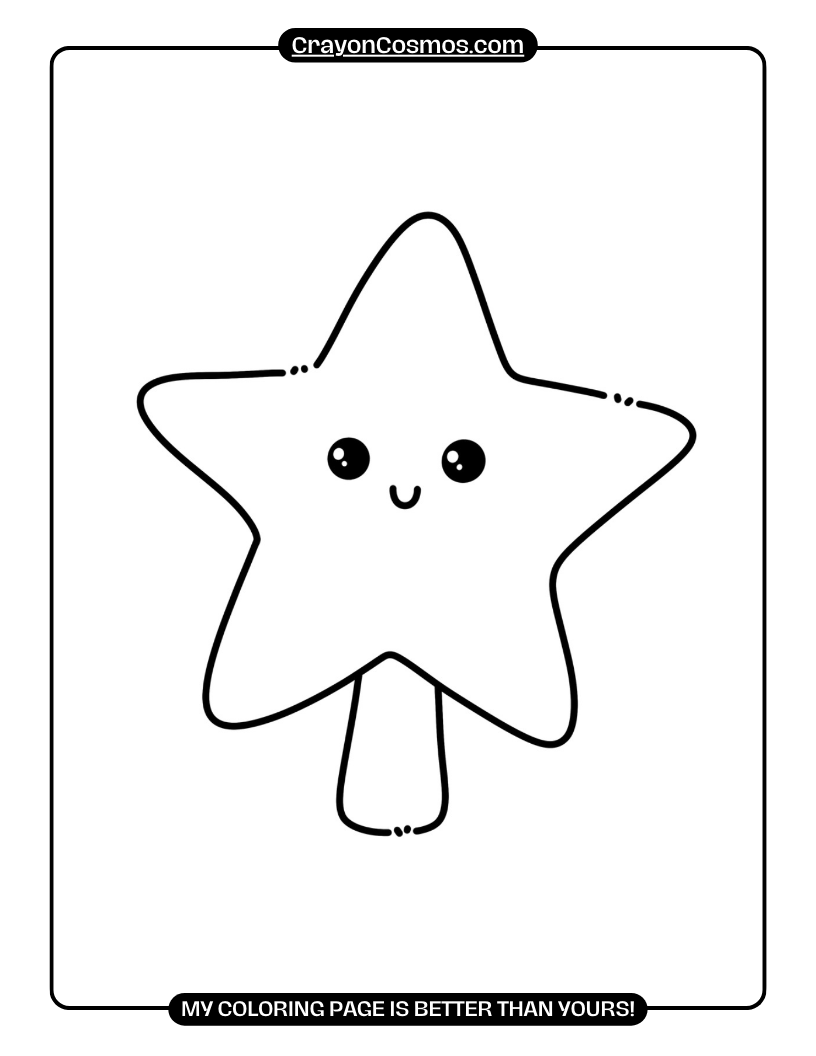 14.A-cute-star-with-a-face-Coloring-Pages