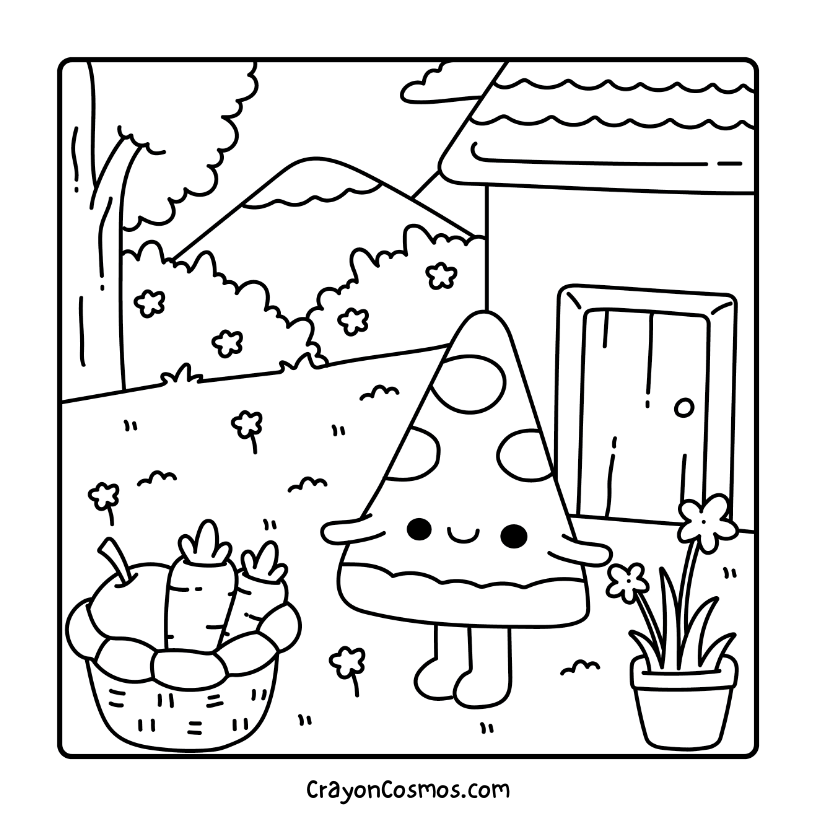 2.Pizza-standing-in-garden
