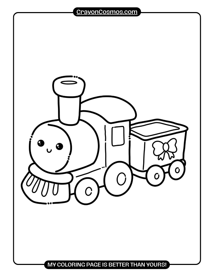 21.A-cute-toy-train-with-face-Coloring-Pages