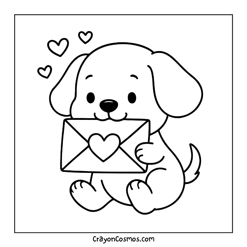 01.Dog-holding-heart-envelope