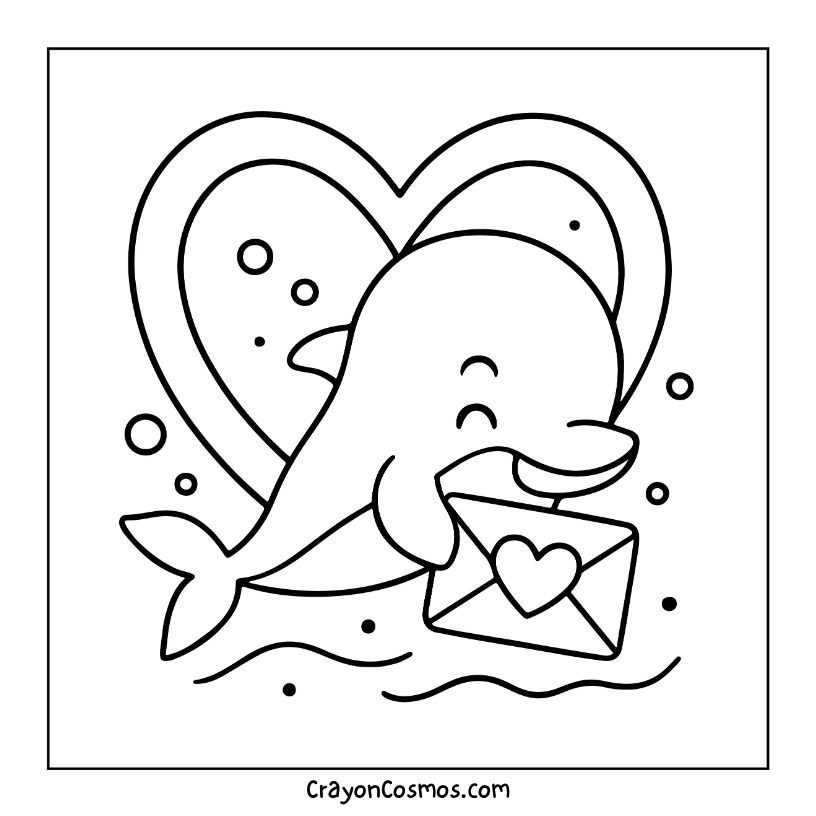 02.Dolphin-holding-heart-envelope