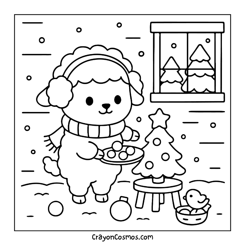 12.Sheep-with-cookies-by-tree
