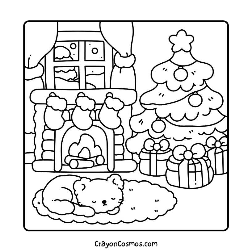 14.Bear-sleeping-by-fireplace