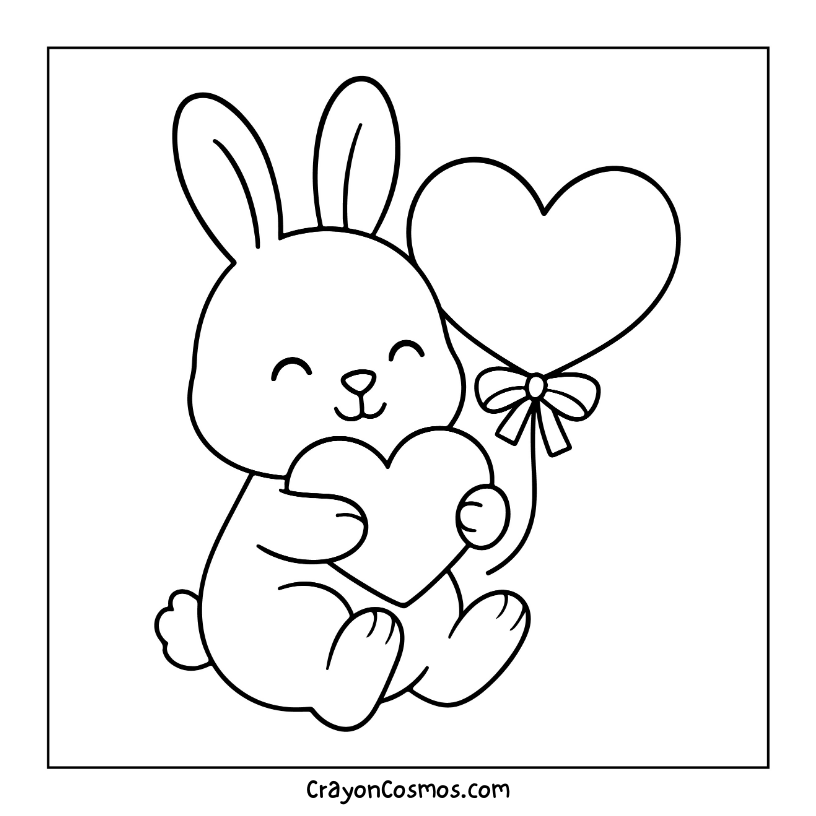 20.Bunny-holding-heart-and-balloon