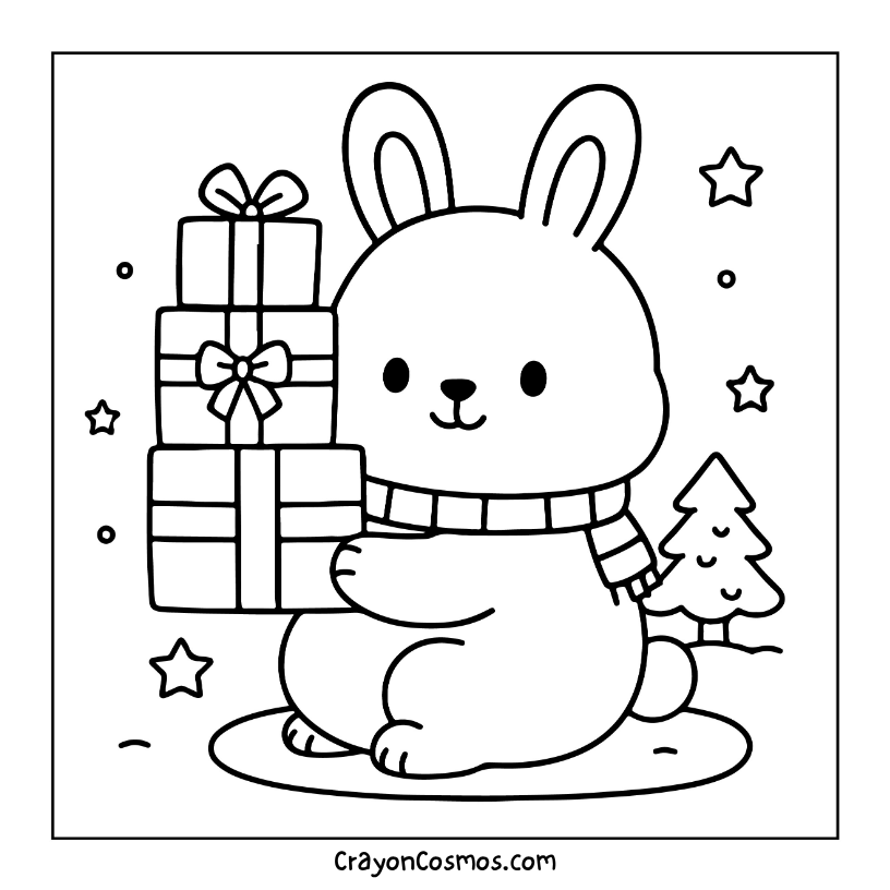 20.Bunny-with-stack-of-gifts