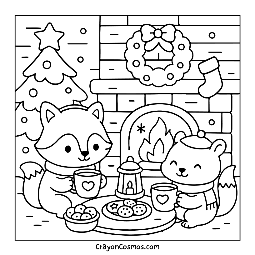 24.Fox-and-squirrel-with-cocoa
