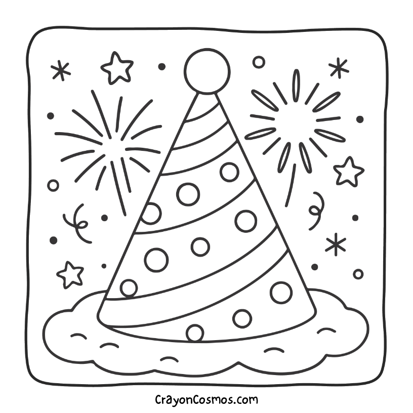 26.Party-hat-with-fireworks