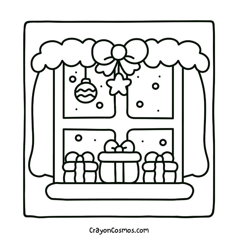 3.Christmas-Window-with-gifts-and-stars