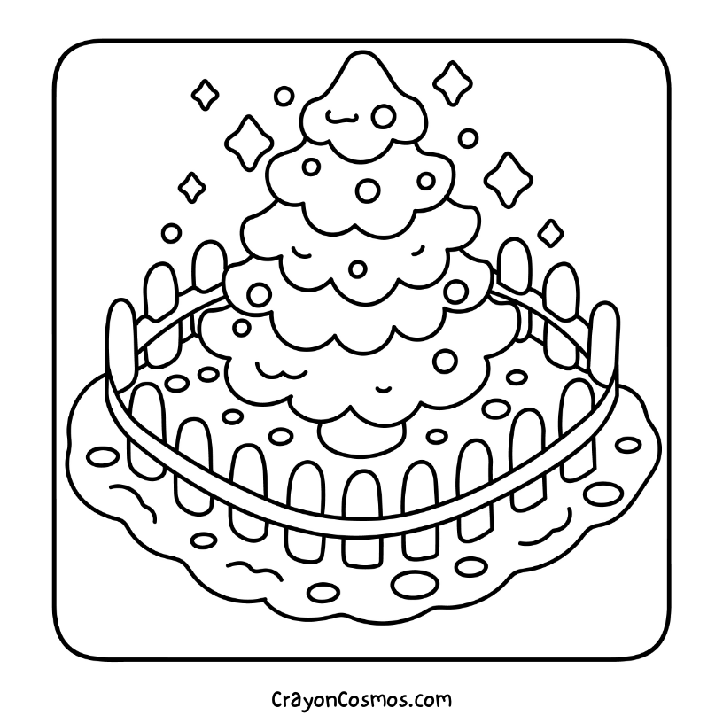 38.Christmas-tree-in-fenced-area