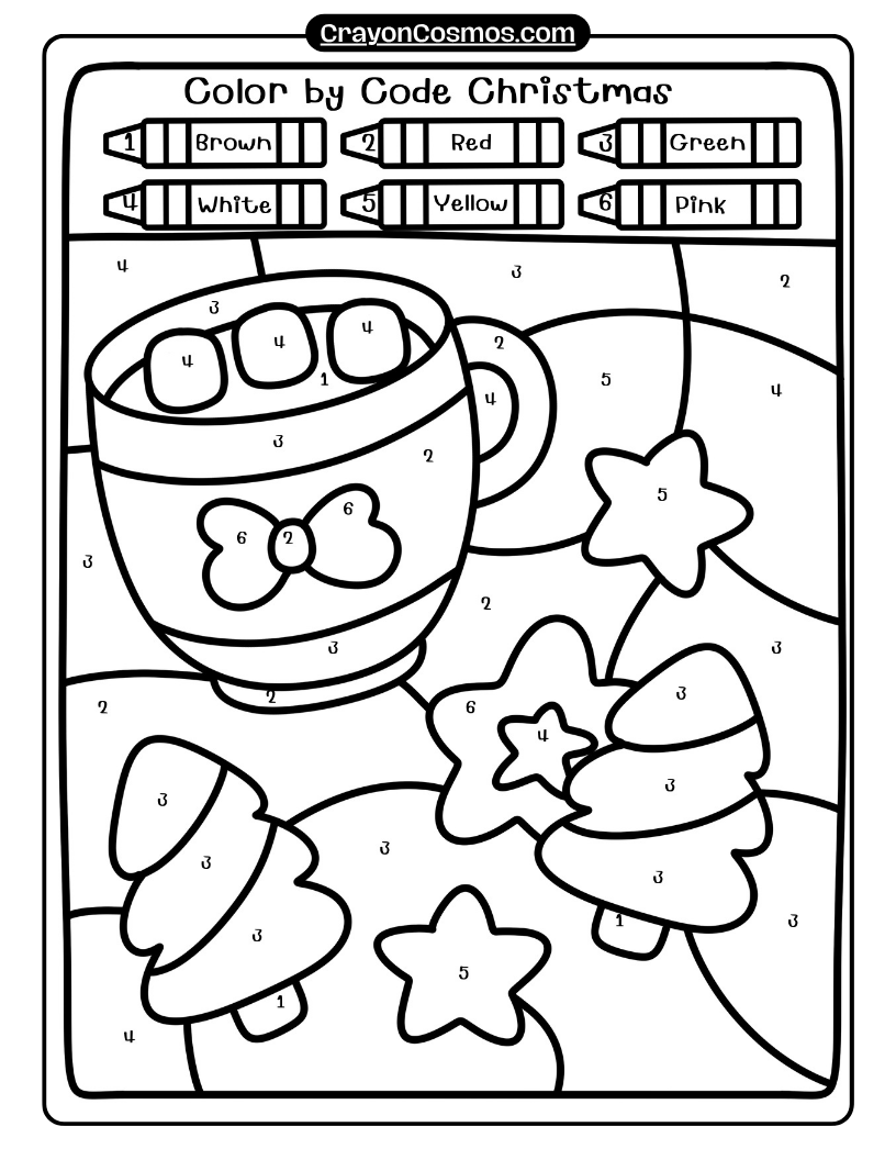 5.Hot-chocolate-and-trees-coloring-by-number-page