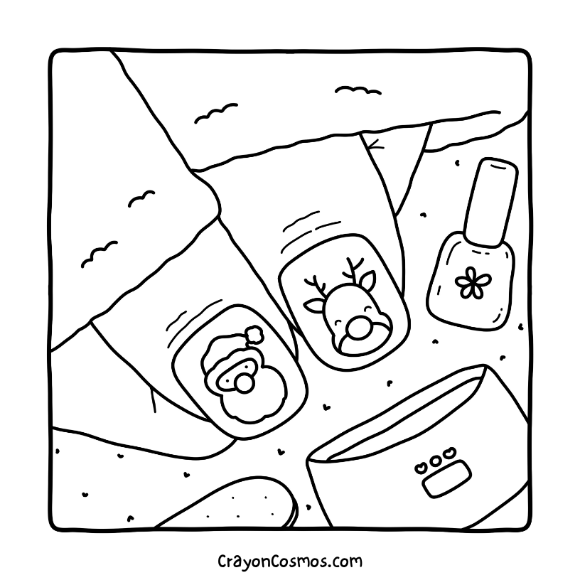 7.Cozy-Girl-getting-Christmas-manicure