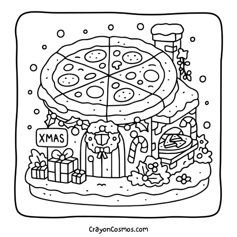 30 Bold Easy Xmas Corner Coloring Pages Free Printables PDF