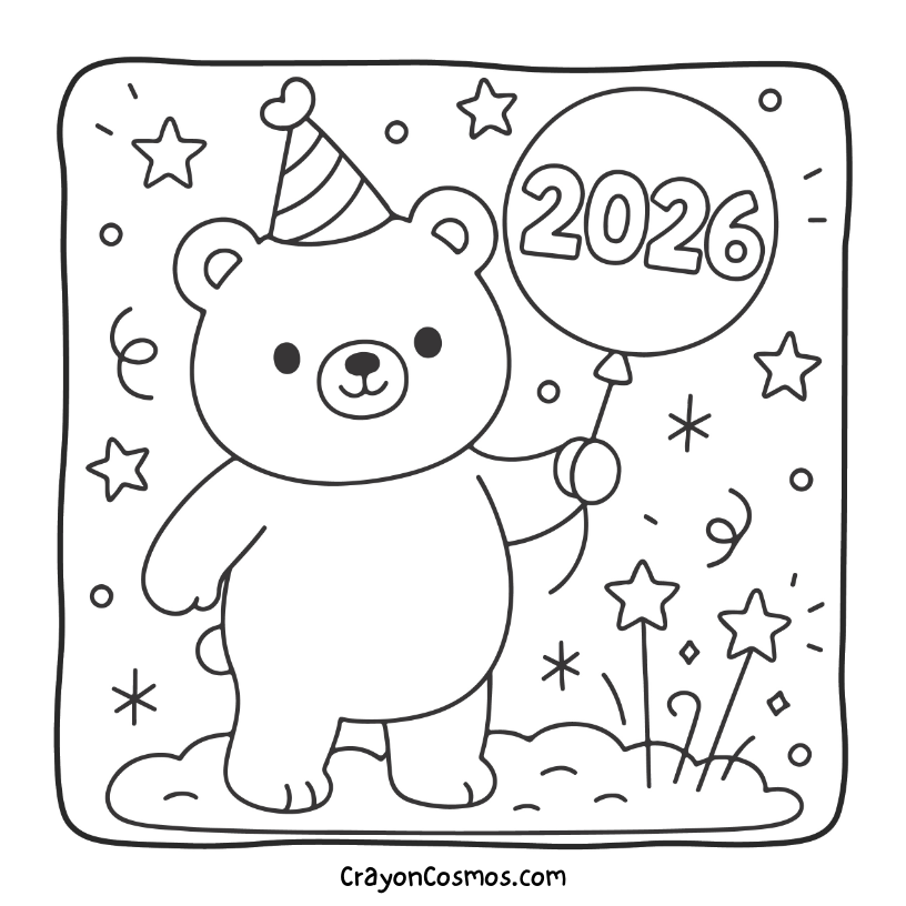 8.Bear-with-2026-balloon