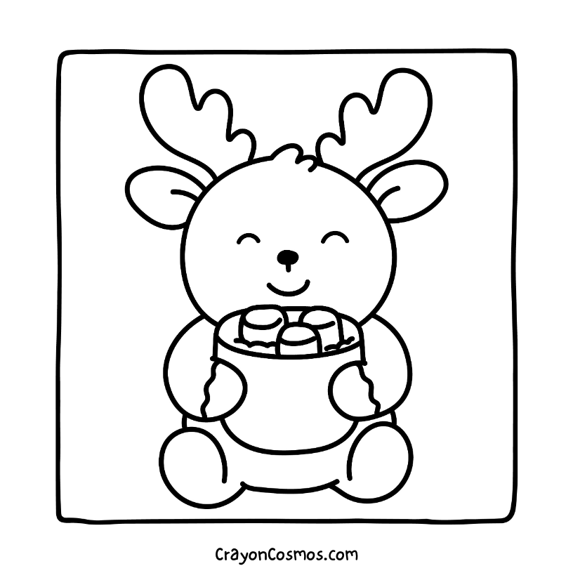 13.Reindeer-holding-hot-chocolate