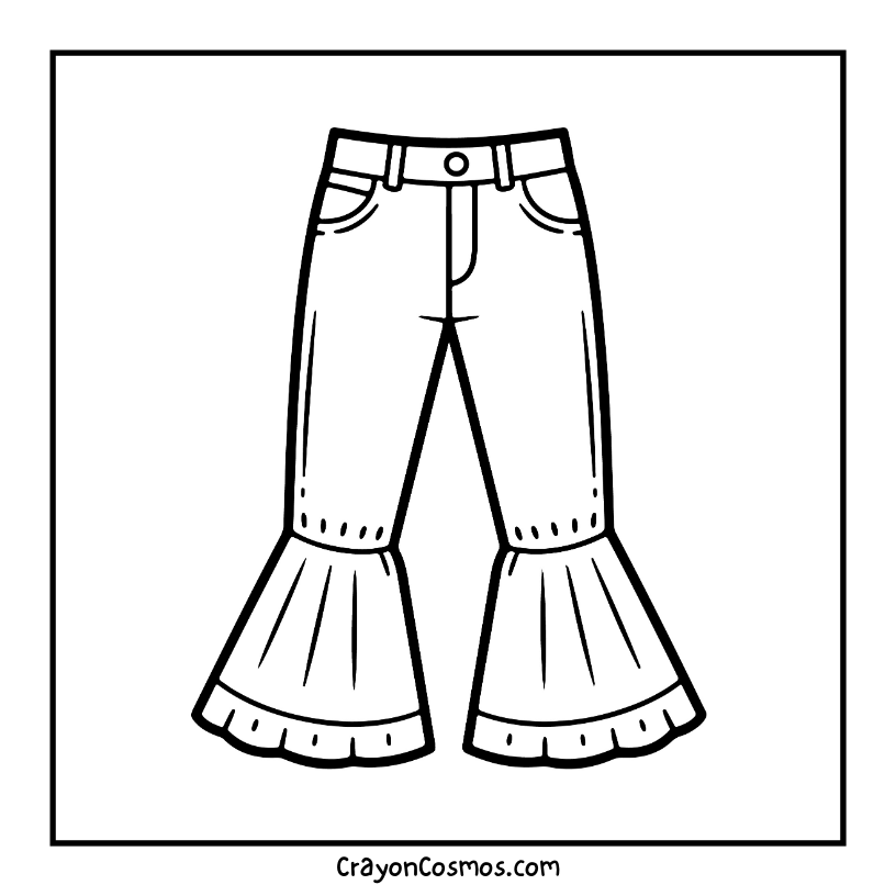15.Bell-bottom-jeans-with-ruffles