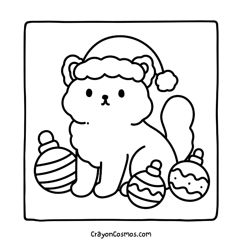 9.Cat-with-Christmas-ornaments